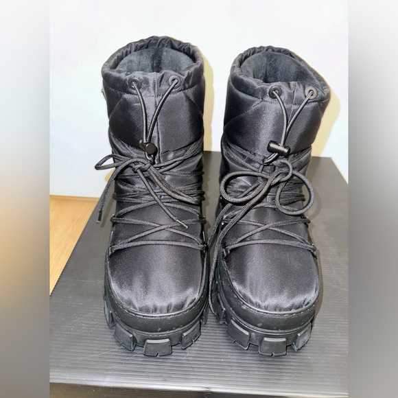 Prada Re-Nylon gabardine après-ski boots 39/40 - Picture 9 of 9